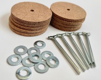 Splint Gelenke Teddybären in den Größen 21 mm, 25 mm, 30 mm, 35 mm, 44 mm & 64 mm (3/4 "- 2 1/2 ") Packungen mit 5, 25 oder 50 T-pin Traditionellen Mohair."