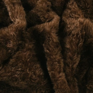 Mohair Fabric 20mm German Helmbold Chocolate Truffle Whirl traditional teddy bear making Quality. Vintage bear repairs 1/4m 1/8m 1/6m sizes