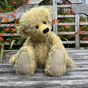Teddy Bear Sewing Pattern Traditional One pattern for different 3 bears. Cotter Pin Jointed Mohair  (40cm16" tall) full size paper 3 designs