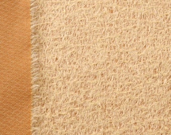 Mohair Teddy Bear Fabric Helmbold Pale Gold on Bronze 12mm Sparse traditional bear making & vintage repairs German 1/4m 1/8m and 1/6m sizes