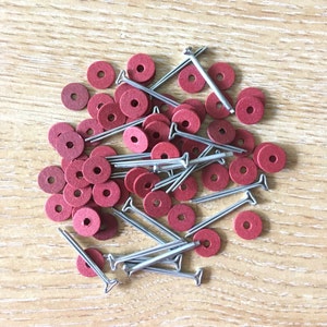 Cotter pin joints for mohair teddy bears and dolls T-head Sizes 6mm, 8mm, 10mm, 12mm & 15mm 1/4 5/7 Quality British 5, 25 or 50 Packs image 5