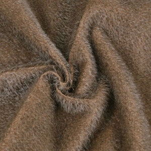 Mohair Fabric Beige Steiff Schulte teddy bear making traditional & vintage repairs German Chai Latte 11mm Sparse sizes 1/16m 1/8m and 1/4m