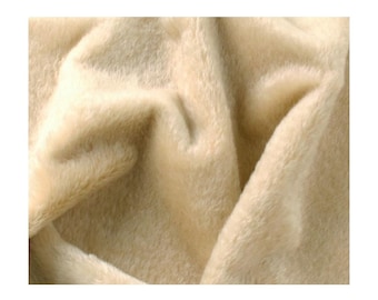 Teddybär-Mohair Stoff 20 mm dicht Flor Blass Primrose für traditionelle Bären und Vintage-Reparaturen. Deutsches Mohairgarn in den Größen 1/16 m 1/8 m und 1/4 m