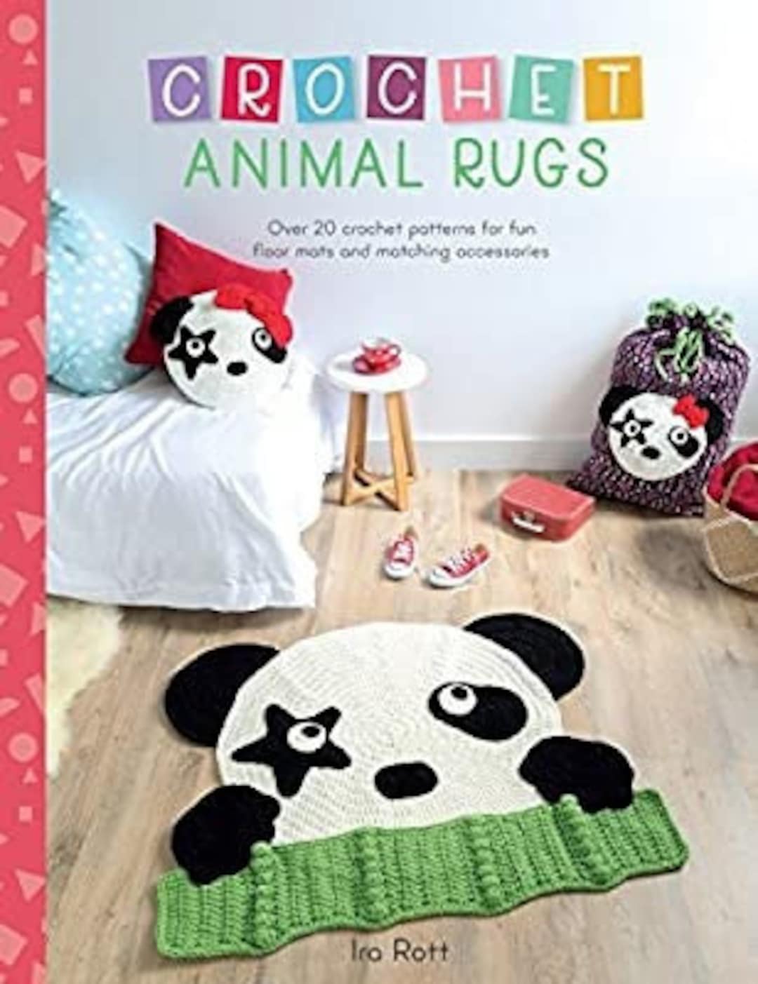 Crochet Pattern Animal Rugs by Ira Rott Book Panda Elephant Etsy