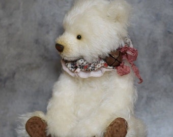 Mohair Teddybär Schnittmuster • 38 cm Künstler Bär Schnittmuster • Splint Gelenke mit Glasaugen & Schwanz • „Paolo“ Traditionelles Bären Schnittmuster