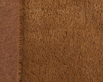 Mohair Fabric 9mm German Teddy Bear Helmbold Brown Caramel Dense traditional making & vintage bear repairs 1/4m 1/8m 1/6m sizes Top Quality