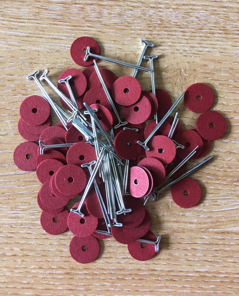 Cotter pin joints for mohair teddy bears and dolls T-head Sizes 6mm, 8mm, 10mm, 12mm & 15mm 1/4 5/7 Quality British 5, 25 or 50 Packs image 6