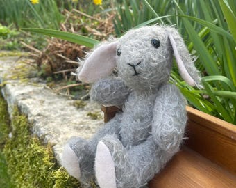 Sewing Pattern Toy Rabbit Kit 20cm / 8&quot; Full Size Paper Pattern & Clear Instruction Booklet - Complete Bunny Sewing Kit with All Materials