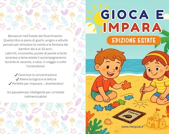 Book of curiosities and summer activities for children