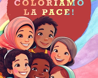 Peace Coloring Book | Poems and Coloring Pages for Children and Adults | Illustrated Book on Harmony and Friendship