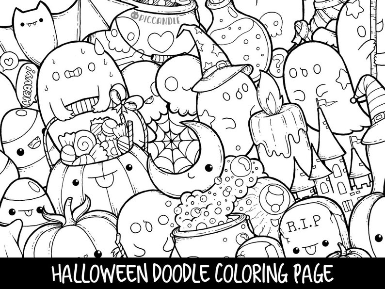 88 Top Cute Doodle Coloring Pages  Images