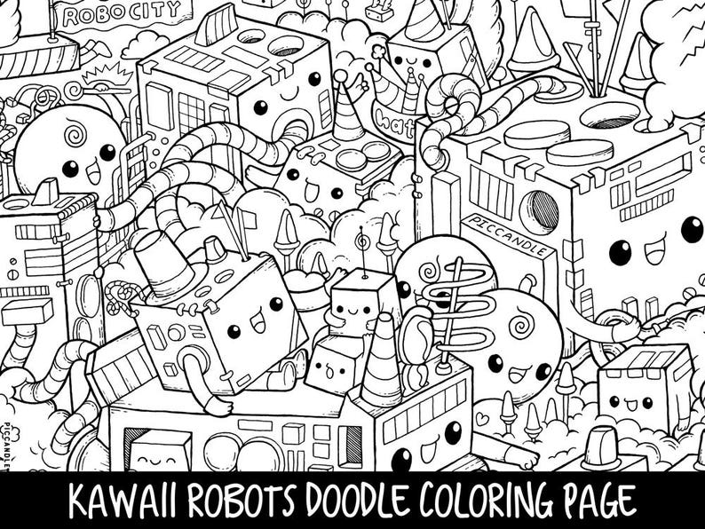 printable cute doodle monster coloring pages printable cute doodle monster coloring pages