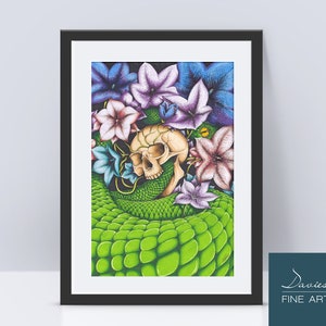 Vom Tod zum Leben | Surrealer Tod Print, Surreal Life Print