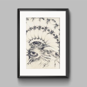 The All Seeing Eye | Surreal Eye Print, Surreal Artwork Print, Surreal Eyes