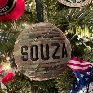 Personalized Army Ornament, Army Christmas Ornament, Army Mom Gift, Army Wife, Army Girlfriend, Army Retirment Gift,Military Christmas Decor