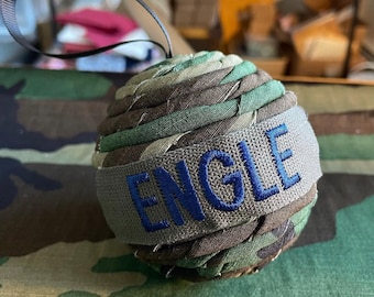 Personalized Air Force BDU Ornament: Military Christmas Keepsake