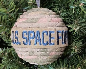 Space Force Uniform Ornament, Personalized ornament