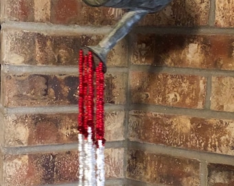 Water Can Beaded Sun Catcher: Patriotic 4th of July Decor