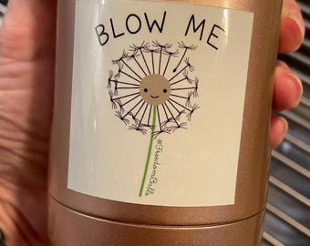Blow Me Sticker, Stickers, Decal, Make A Wish,