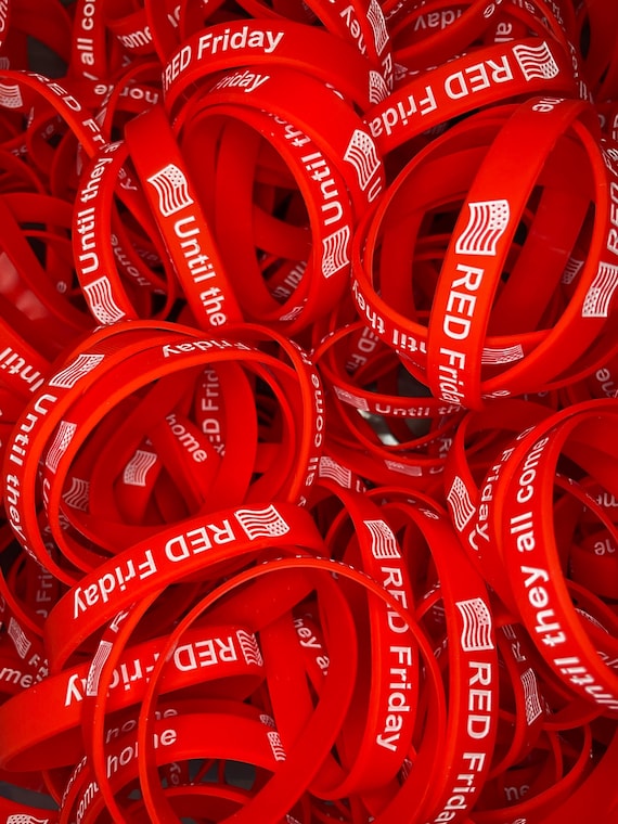 RED Friday Bracelet: Remember Everyone Deployed, Military Support