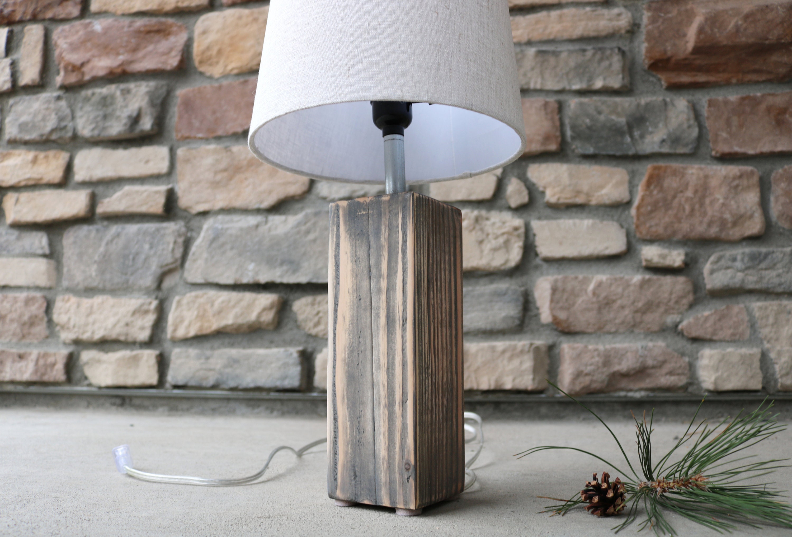 Wooden Table Lamp Handmade Natural Solid Wood Lamp Base UK atelieryuwa.ciao.jp