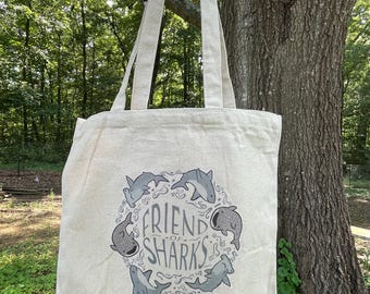 Friend Of Sharks Tote Bag