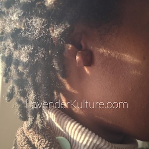 Wood Stud Earrings