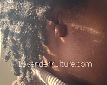 Wood Stud Earrings