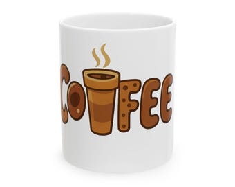 Coffee Lovers Loving Cup Ceramic Mug - Coffee Cup, 11oz, 15oz