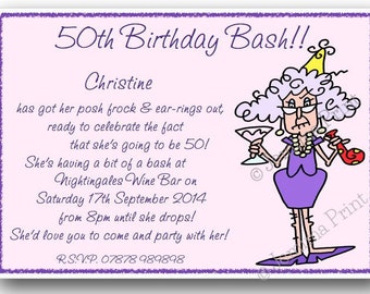 10 printed personalised biker birthday party invitations 30th etsy