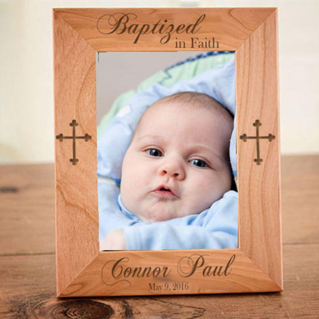 Baptized Faith Frame - Etsy