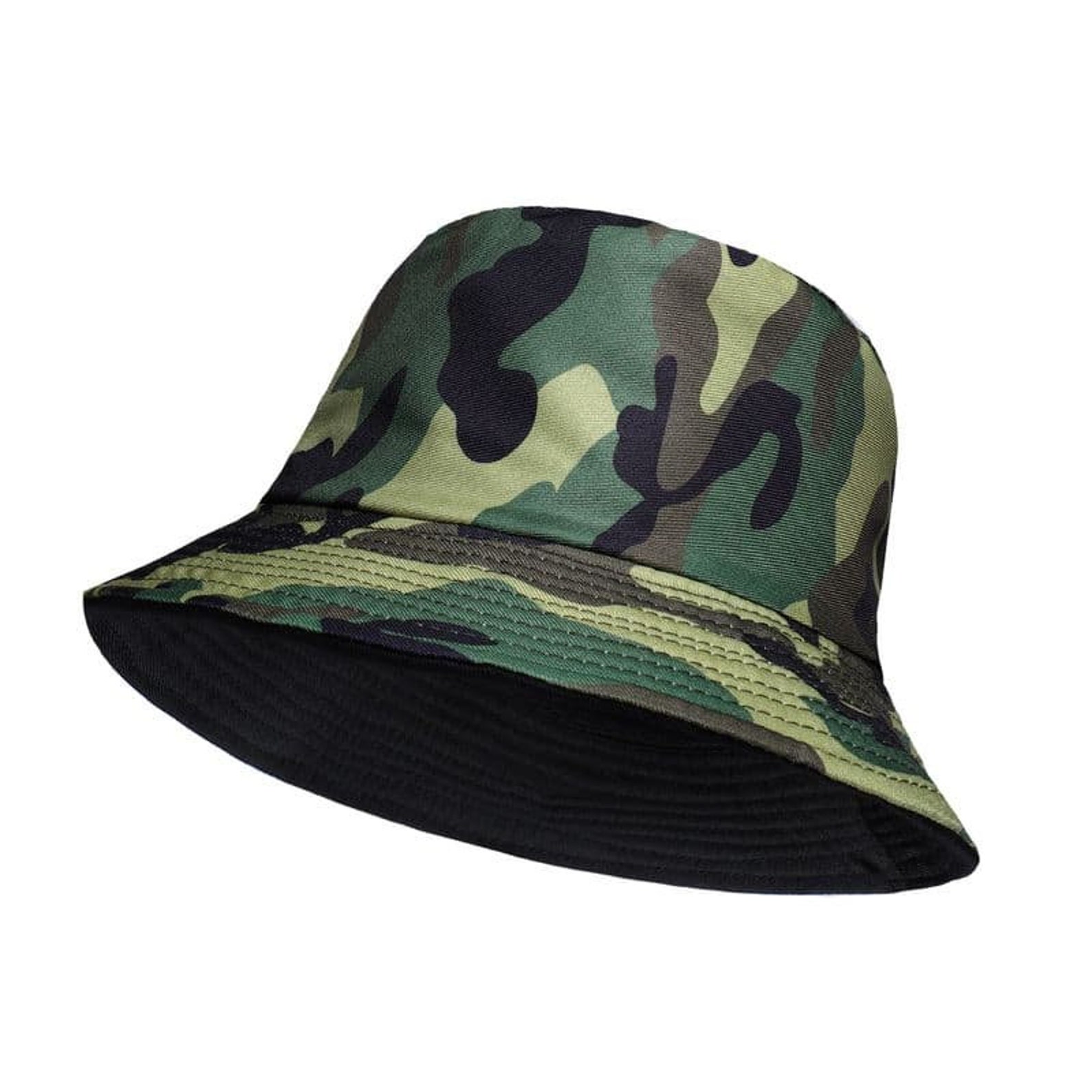 Adults Unisex Reversible Jungle Camo Bucket Hat Fisherman Hat - Etsy UK