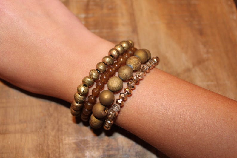 Beaded Stretch Bracelet Jewelry Gifts Neutral Jade Beaded Bracelet Stretch Bracelet Jewelry for Women Stacking Bracelets
