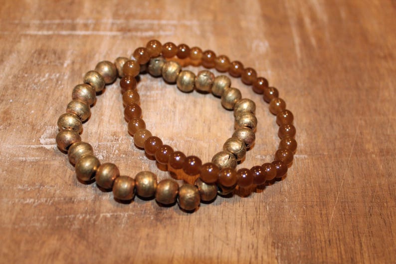Beaded Stretch Bracelet Jewelry Gifts Neutral Jade Beaded Bracelet Stretch Bracelet Jewelry for Women Stacking Bracelets