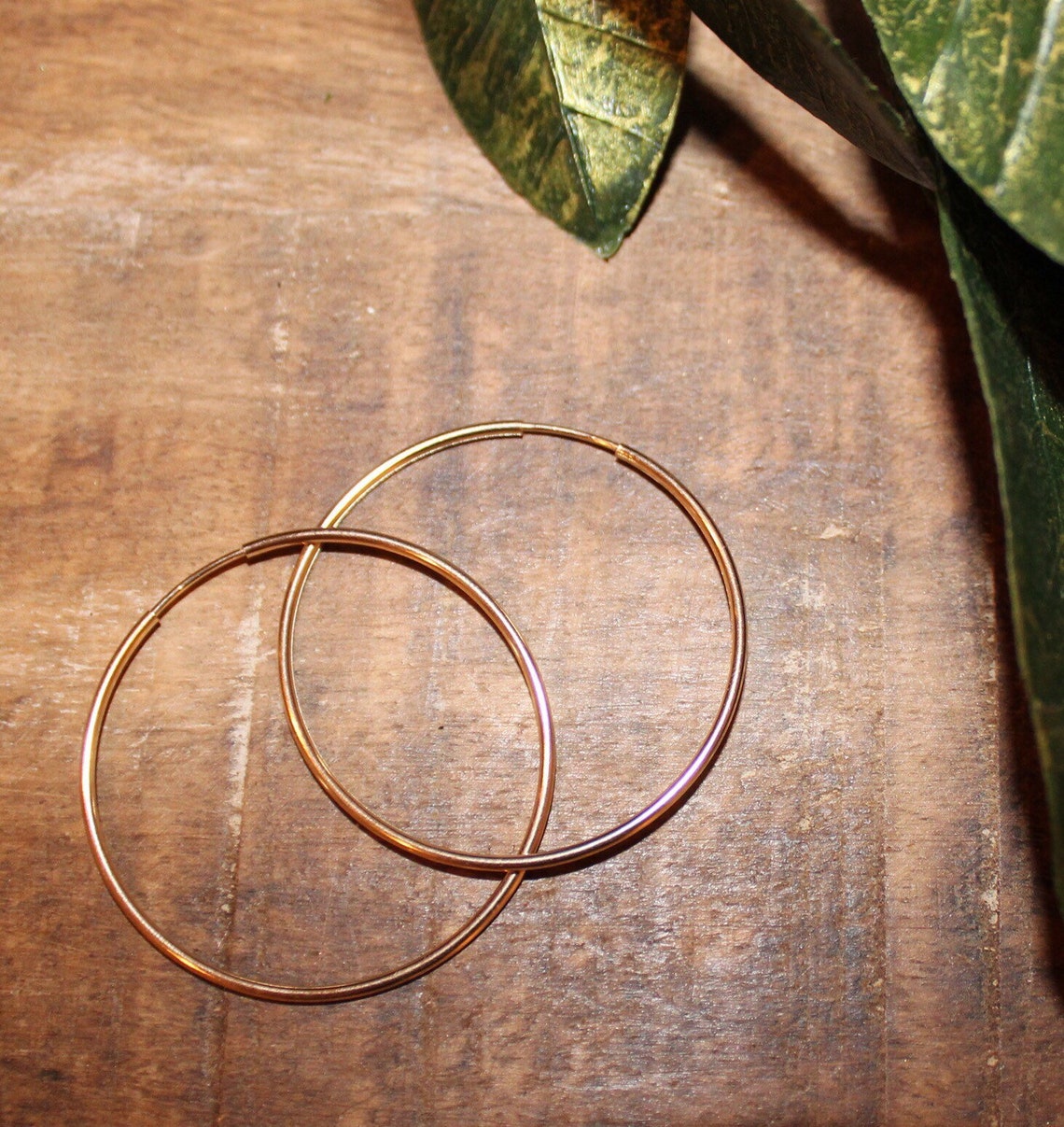 14K Gold Filled Hoops Thin Hoops Classic Yellow Gold Hoops Etsy