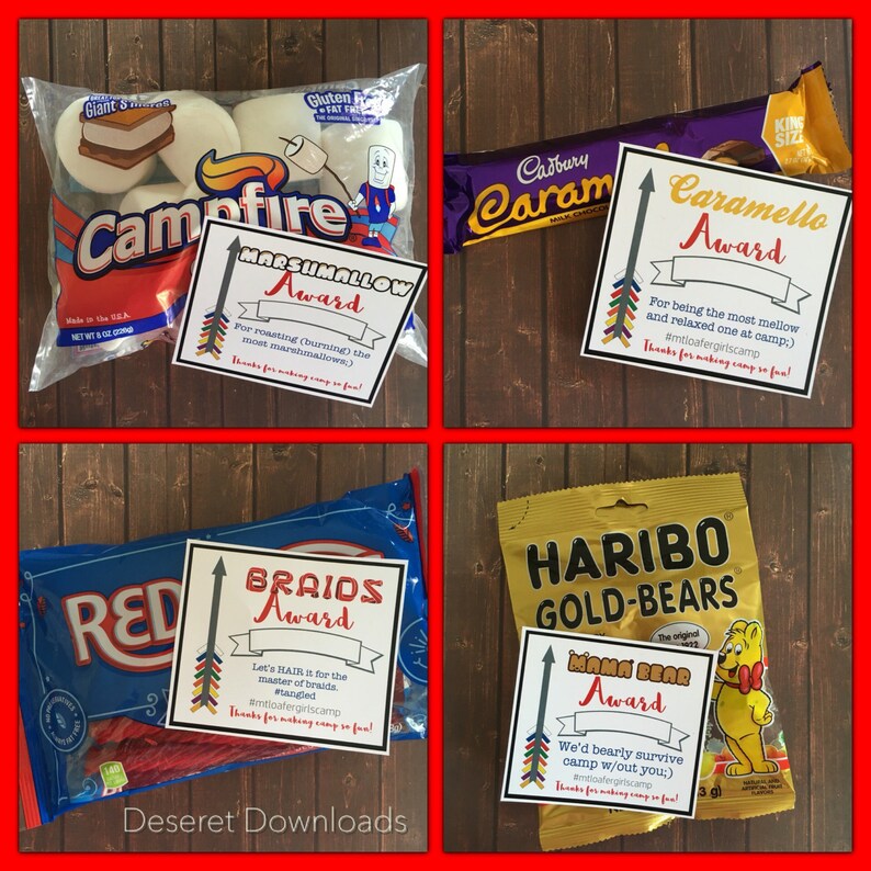 Digital Yw Girls Camp Awards SET OF 40 Young Women Instant Etsy