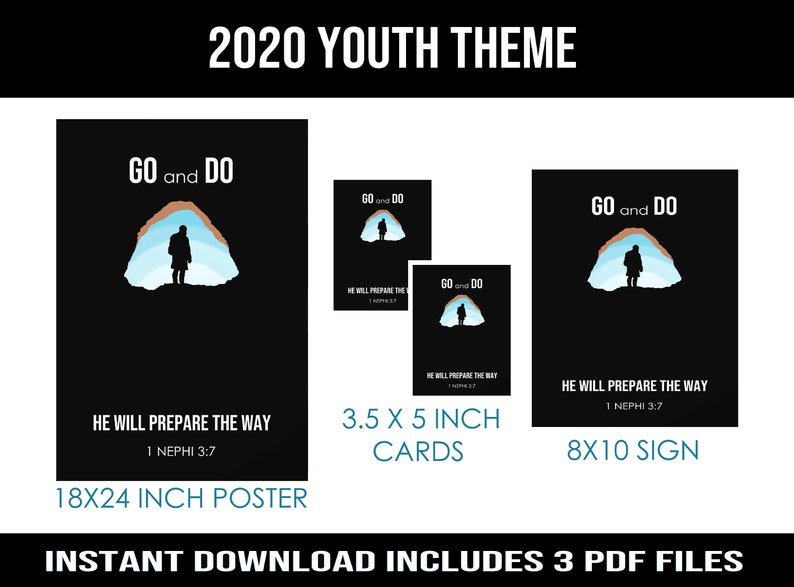 DIGITAL 2020 Youth Theme Nephi Scripture Latter Day Saint ...