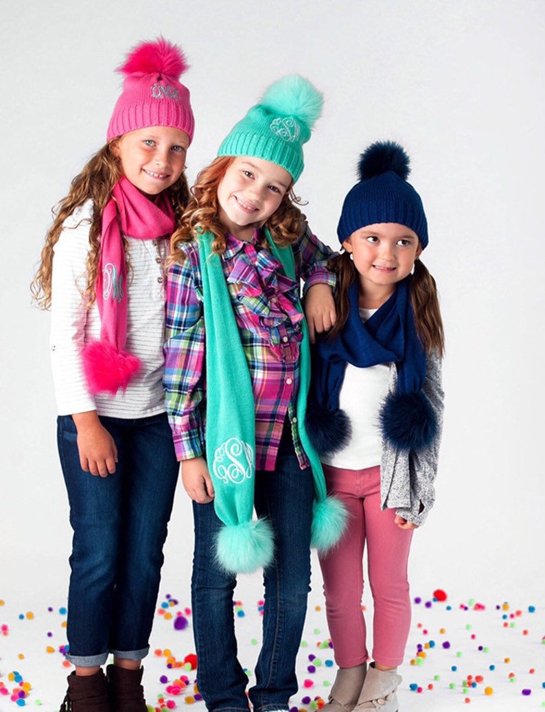 personalized kids winter hat