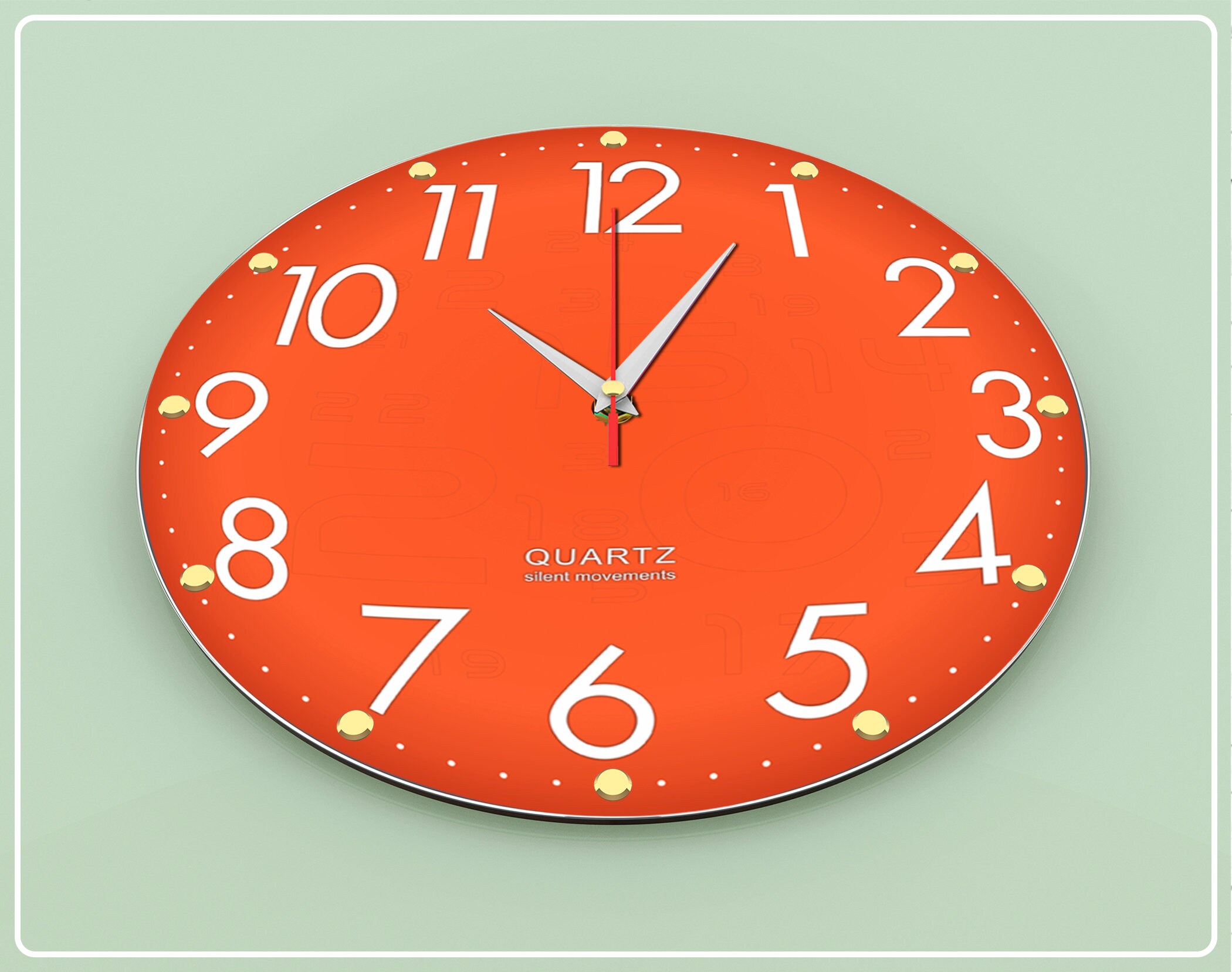 12 Inch Wall Clock for Home Silent Clock Modern Clock Etsy