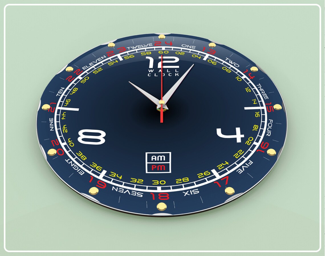 United States Army Wall Clock chronometer style quiet wall Etsy