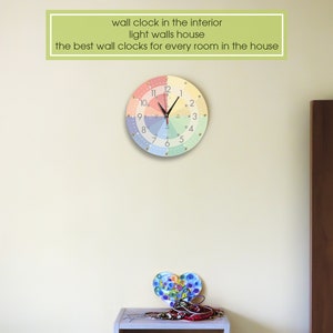 Easy to Read Teaching Large Clock Educational Tool for Homeschool ...
