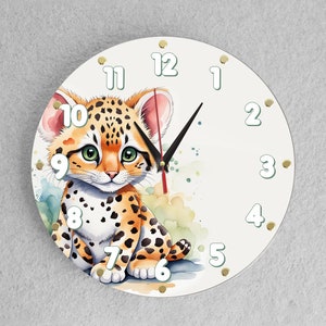Hepard Easy to Read Wall Clock in Silent Movement Analog wall Clock for Kids, Perfect Room & Wall Decor for Baby\School\Kid Nursery Room.