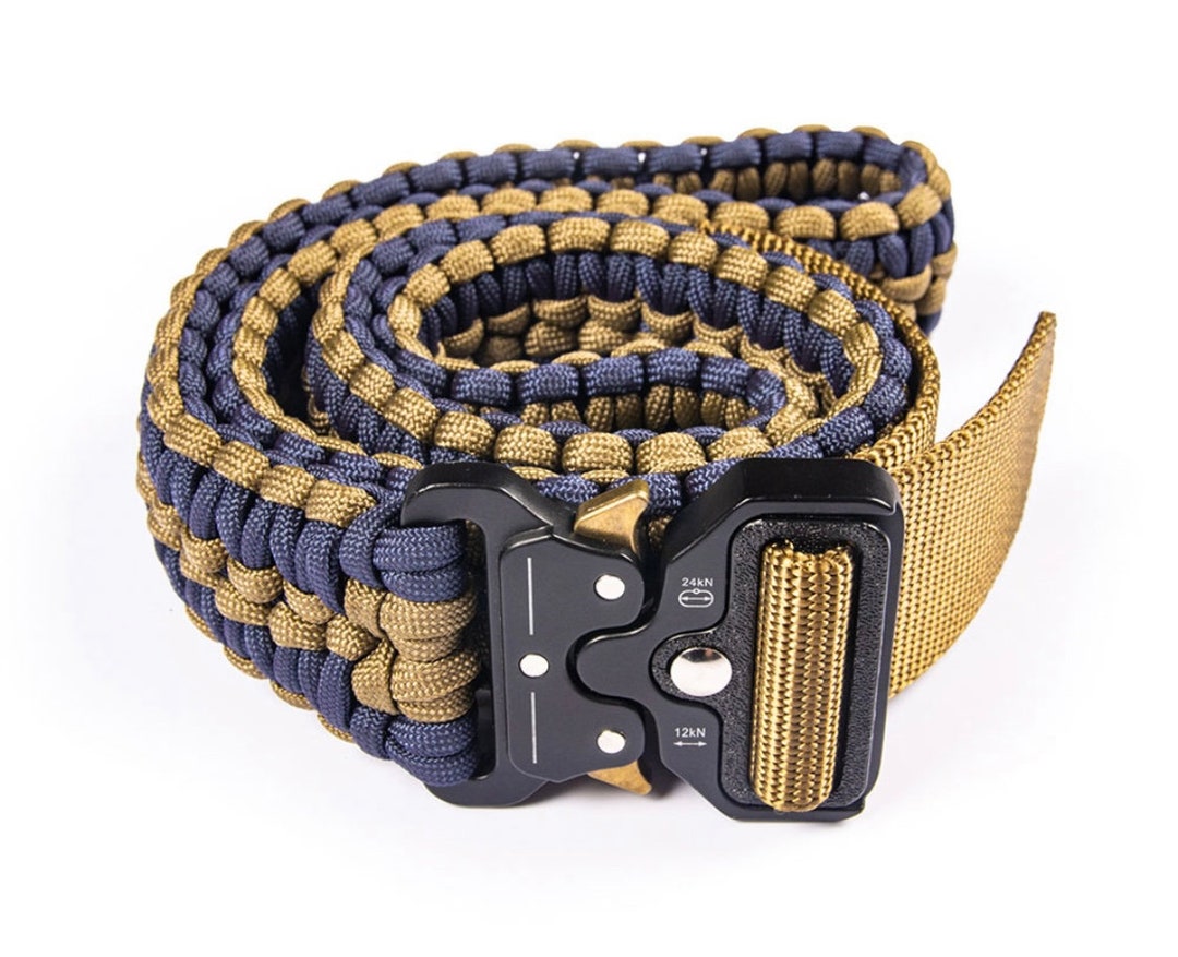 Paracord Belt With Tactical Buckle - Etsy