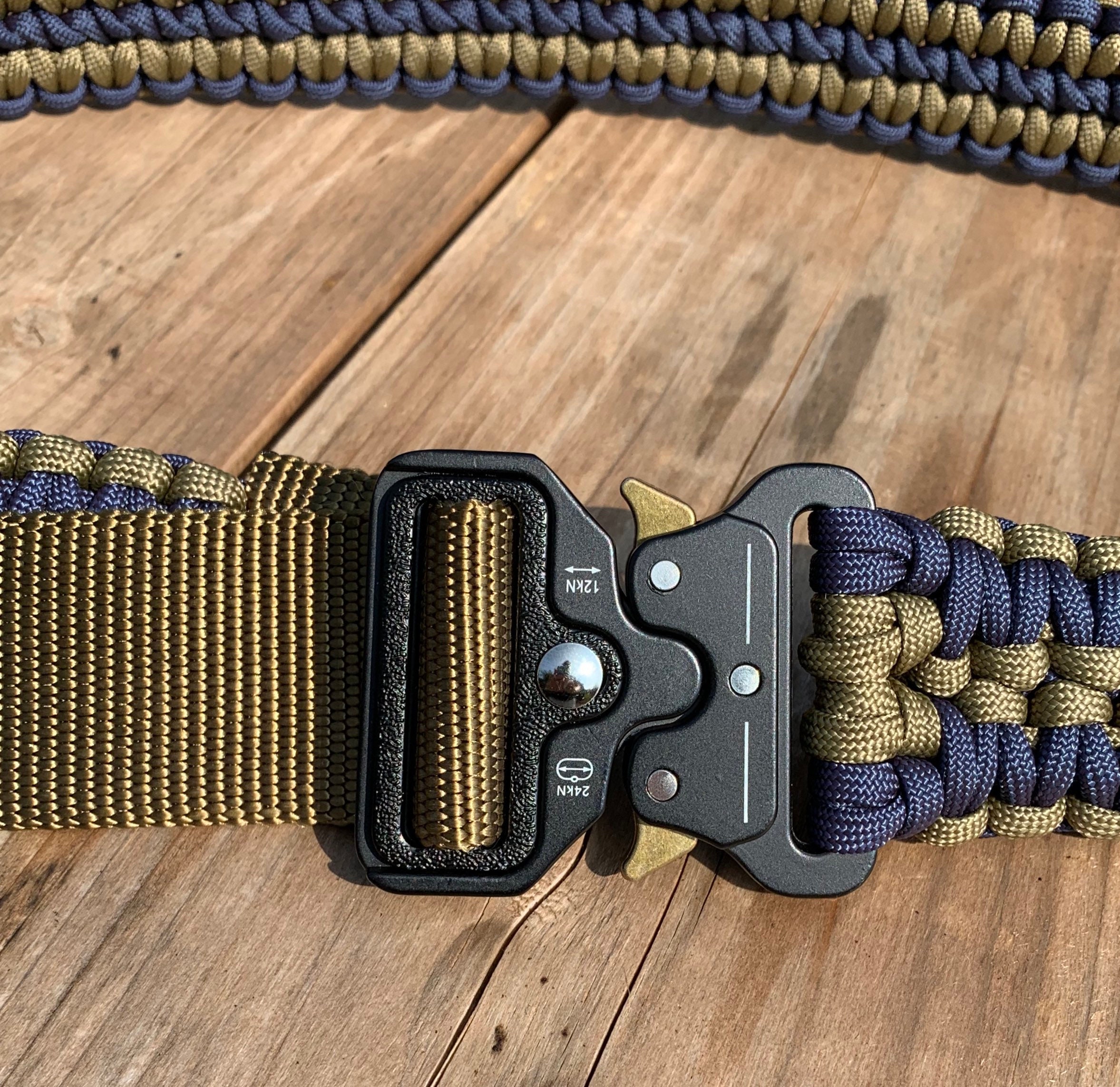 Paracord Belt With Tactical Buckle Etsy UK