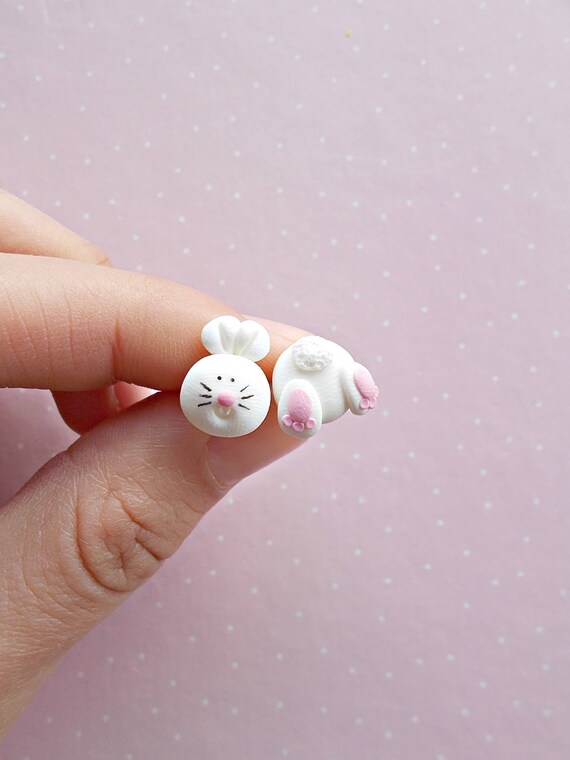 easter bunny earrings