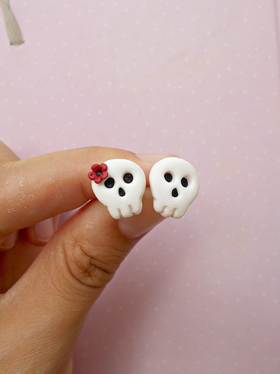 Skeleton Halloween Earrings Halloween Jewelry Skull Etsy
