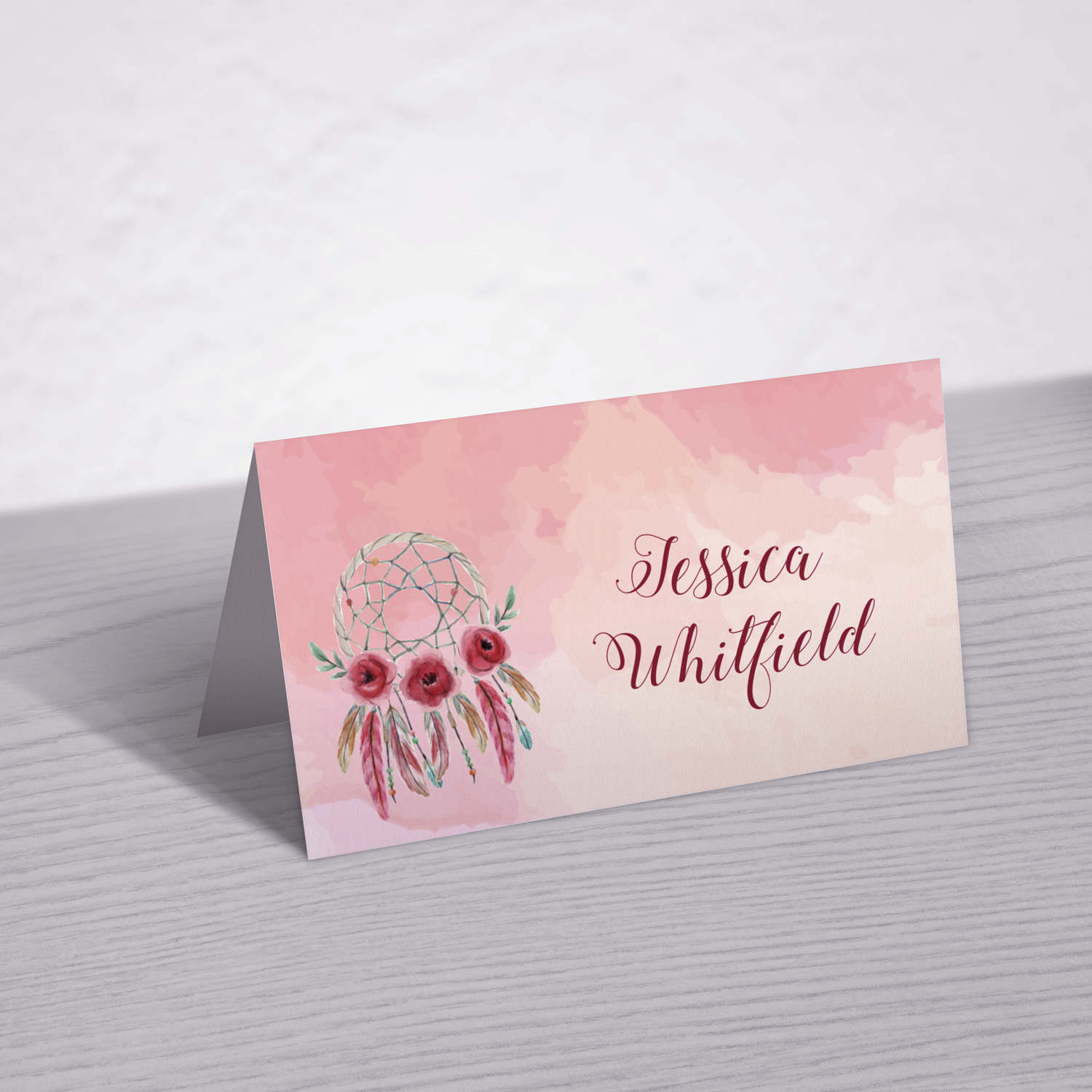 Place Cards Watercolor Dreamcatcher Printable Bridal Shower Baby Shower Dinner Placecards Food Label Tent DIY Instant Download - Etsy place-cards-watercolor-dreamcatcher-printable-bridal-shower-baby-shower-dinner-placecards-food-label-tent-diy-instant-download-etsy