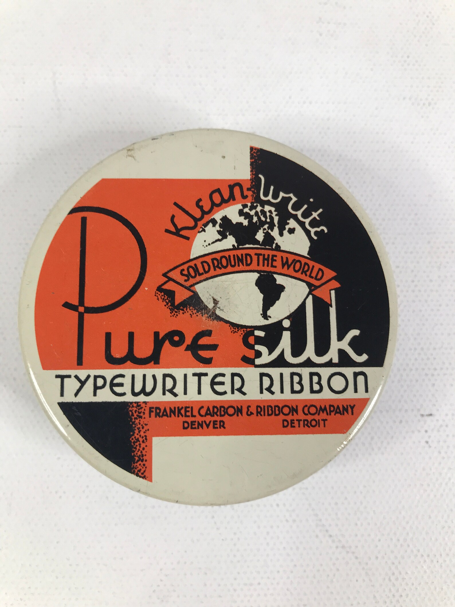 Klean Write Pure Silk Typewriter Ribbon Tin Pure Silk Etsy