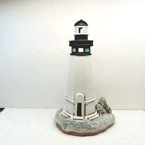 Lefton Gray&#39;s Harbor 1897 Lighthouse Light No Cord, Lefton Gray&#39;s Harbor Lighthouse Lamp NO CORD,  Gray&#39;s Harbor Lighthouse