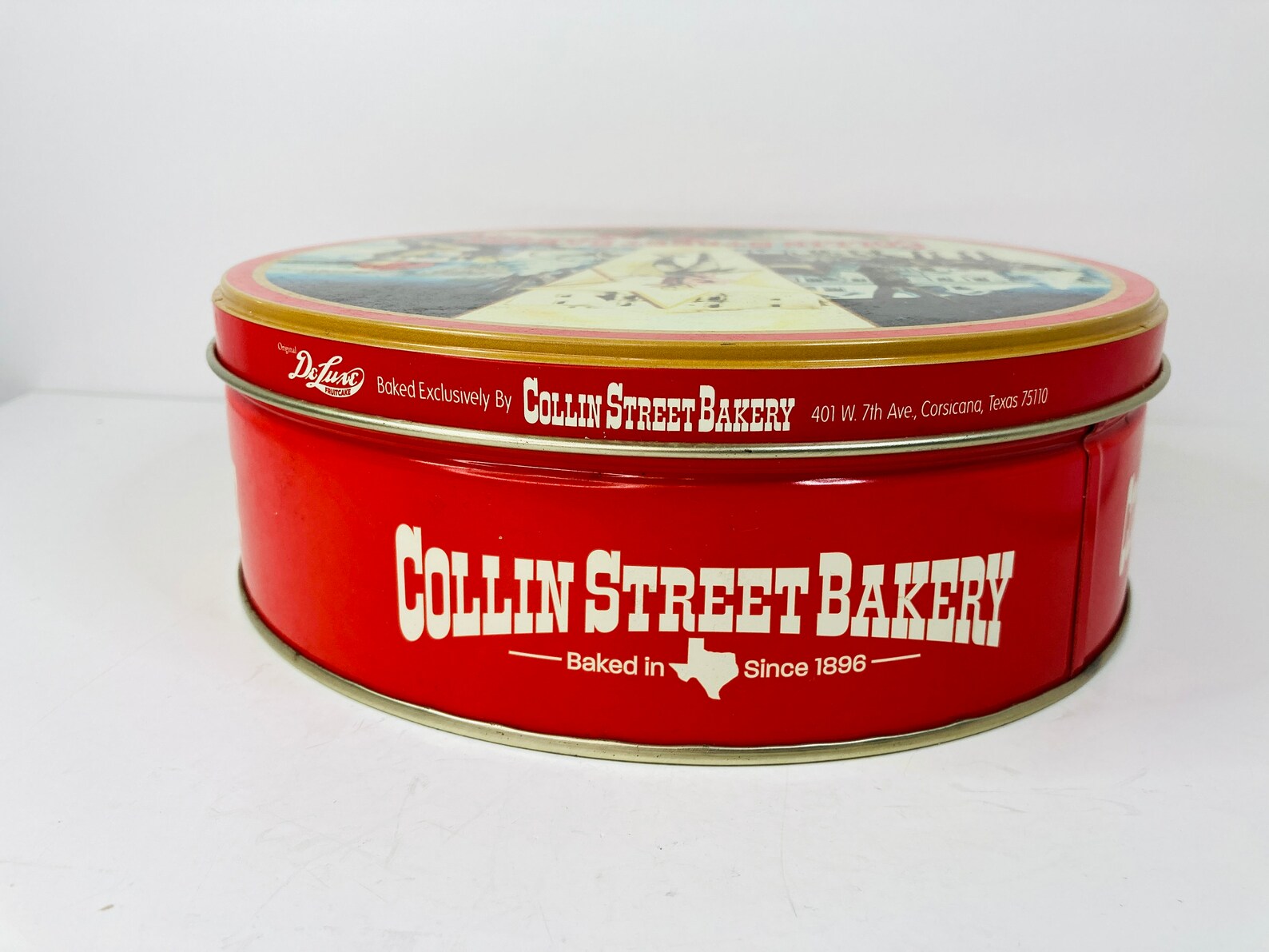 Collin Street Bakery Fruitcake Tin Collin Street Bakery Tin Etsy
